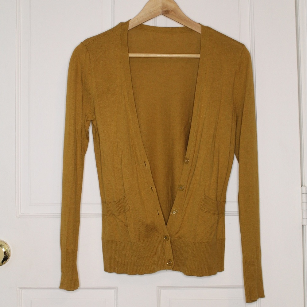 Mustard Cardigan